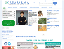 Tablet Screenshot of creafarma.ch